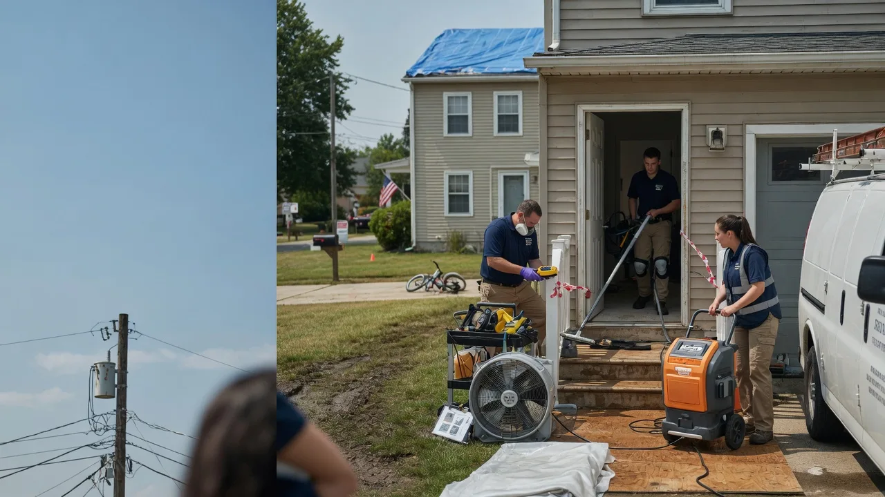 Water Damage Repair in New Athens, OH near me